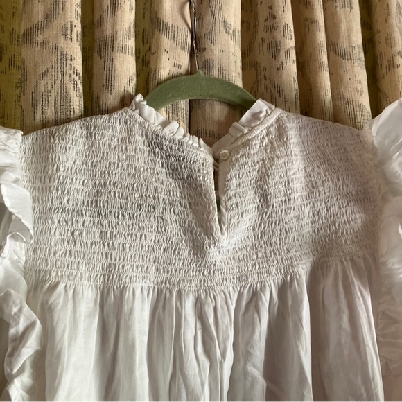 Gap white cotton prairie tunic NWOT L - Picture 7 of 8